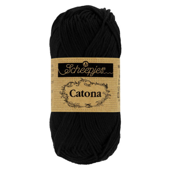 Scheepjes Catona 50g - 110 Jet Black