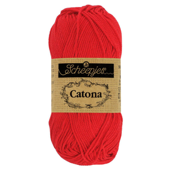 Scheepjes Catona 50g - 115 Hot Red