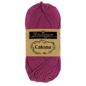 Scheepjes Catona 50g - 128 Tyrian Purple