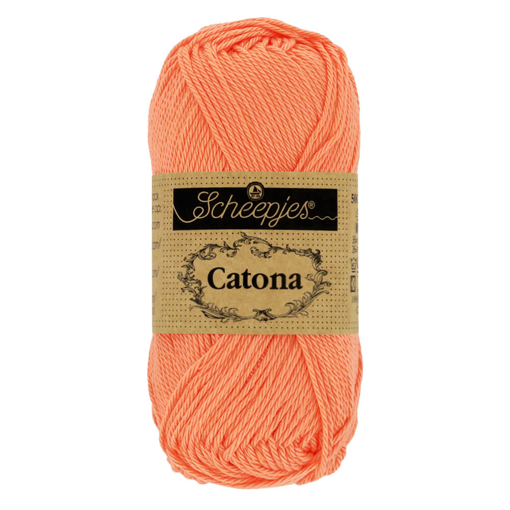 Scheepjes Catona 50g - 410 Rich Coral Scheepjes Catona 50g - 410 Rich Coral