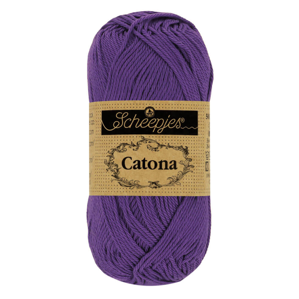 Scheepjes Catona 50g - 521 Deep Violet Scheepjes Catona 50g - 521 Deep Violet
