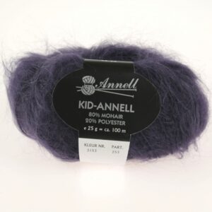 KID-ANNELL donker paars 3153