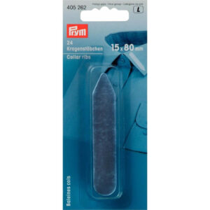 Prym Kraagbaleinen 15x80mm transparant - 24st