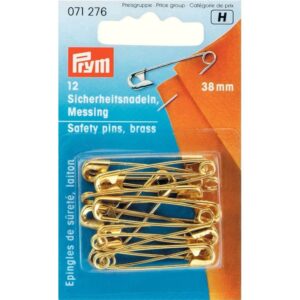 Prym Veiligheidsspelden 38mm goud 12st