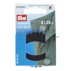 Prym Linnengaren zwart 20m
