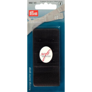 Prym BH-verlengstuk 3x2 haken 38mm zwart
