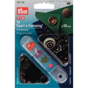 Prym Naaivrije drukknopen sport/camping brons