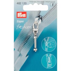 Prym ritsenschuiver zilver