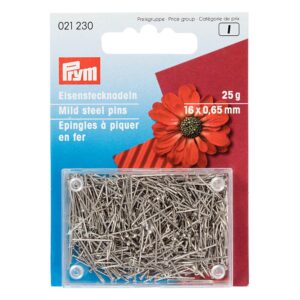 Prym Kopspelden ijzer 0.65x16mm zilver 25g