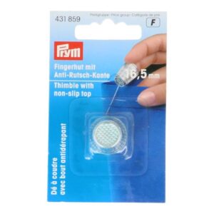 Prym Vingerhoed zinkdruk zilver 17mm