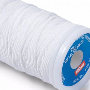 Prym Elastisch naaigaren 0.5mm wit - 20m