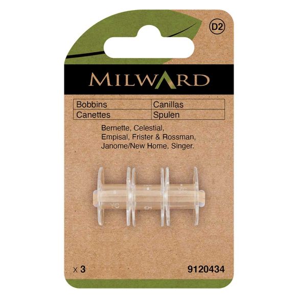 Milward Naaimachinespoelen standaard kunststof 11.5mm Milward Naaimachinespoelen standaard kunststof 11.5mm