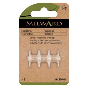 Milward Naaimachinespoelen Singer kunststof 10.8mm