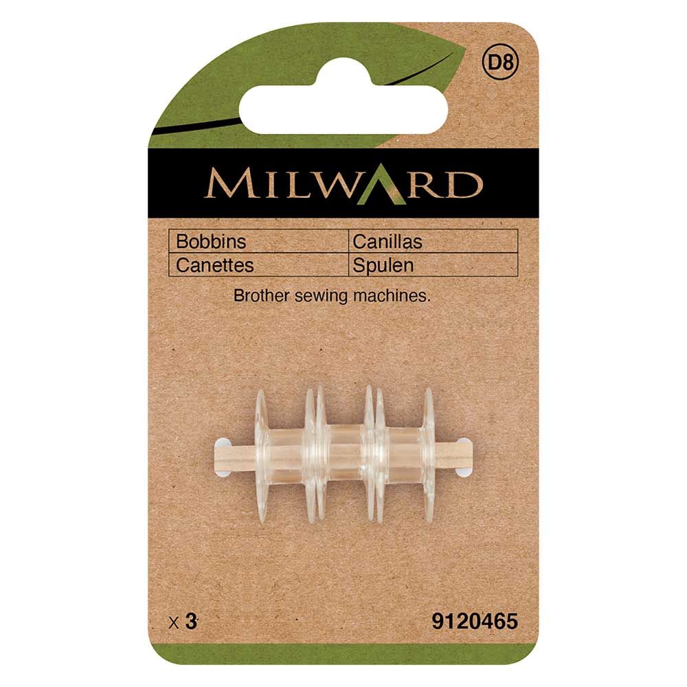 Milward Naaimachinespoelen Brother kunststof 9.2mm Milward Naaimachinespoelen Brother kunststof 9.2mm