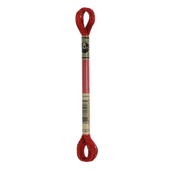 DMC Metallic splijtgaren 8m E321 DMC Metallic splijtgaren 8m E321