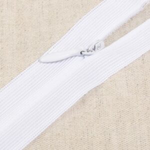 Onzichtbare rits 22cm wit