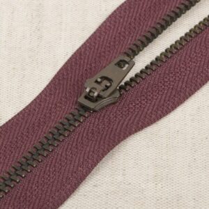Broekrits niet deelbaar brons 12cm violet