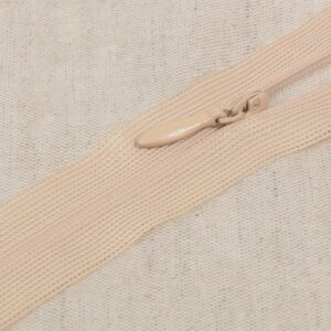 Onzichtbare rits 22cm licht beige