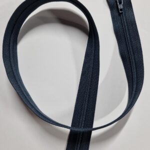 Fijne deelbare rits 60cm marine