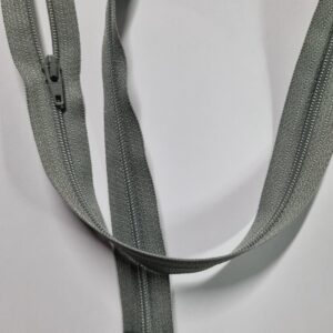Fijne deelbare rits 65cm asgrijs