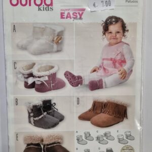 Burda 9396 pantoffels