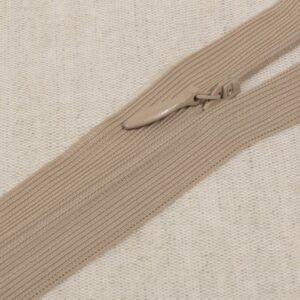 Onzichtbare rits 22cm stenen