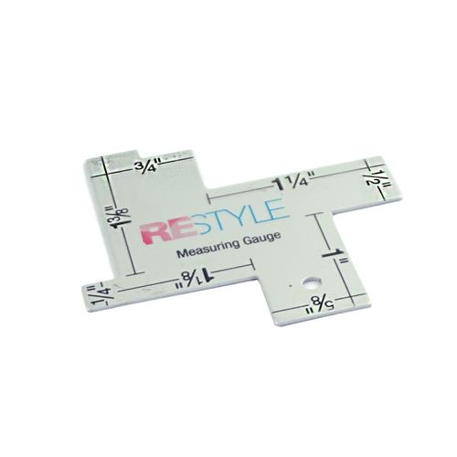 Restyle 14 in 1 naaimeter 100% metaal 5.7 x 5.7cm Restyle 14 in 1 naaimeter 100% metaal 5.7 x 5.7cm