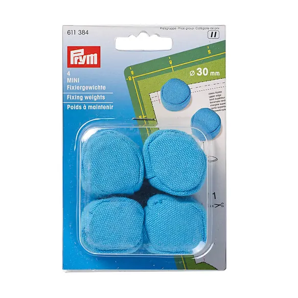 Prym fixeergewicht mini 30mm blauw Prym fixeergewicht mini 30mm blauw