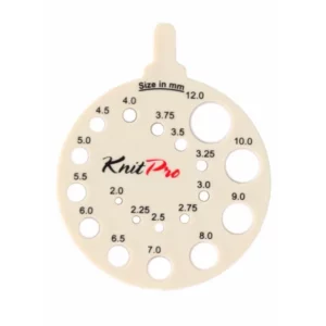 Knitpro Breinaaldenmeter rond ecru